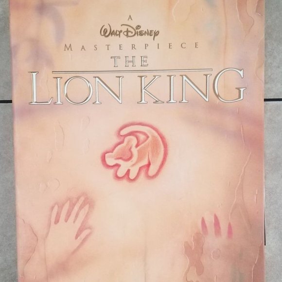 Disney's The Lion King Exclusive 1995 Deluxe Video Ed. Videocassette, Lithograph - Picture 1 of 5
